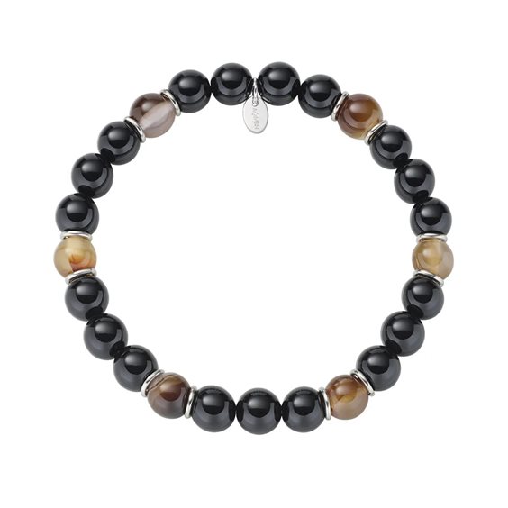 Bracciale Amen Uomo Uomo in Acciaio Agata ACBRU8EL17 - ACBRU8EL17